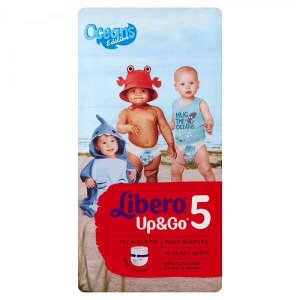 Chilotei copii LIBERO Up&Go Nr 5 junior 10-14 kg 40 buc