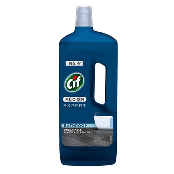 Detergent CIF Floor Expert Bathroom pentru Gresie, 750 ml, Parfum Fresh, Detergenti Pardoseli Baie Detergent CIF Floor Expert Bathroom pentru Gresie, 750 ml, Parfum Fresh, Detergenti Pardoseli Baie
