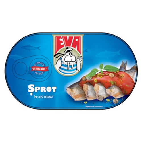 Sprot in sos tomat 170g EVA