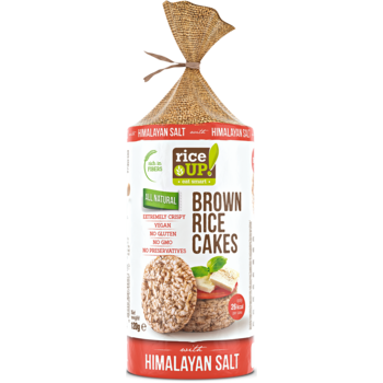 Rondele din orez cu sare de Himalaya RiceUP, 120 g Rondele din orez cu sare de Himalaya RiceUP, 120 g
