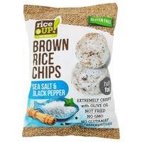 Pachet: 3 x Chips cu sare & piper, fara gluten 60g RICE UP