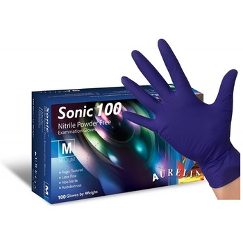Set 100 bucati Manusi Aurelia Sonic 100, Nitril, Cobalt Blu, nepudrate, marimea M Set 100 bucati Manusi Aurelia Sonic 100, Nitril, Cobalt Blu, nepudrate, marimea M