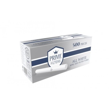 Tuburi tigari ,filtru alb,500 buc - Prime Tuburi tigari ,filtru alb,500 buc - Prime