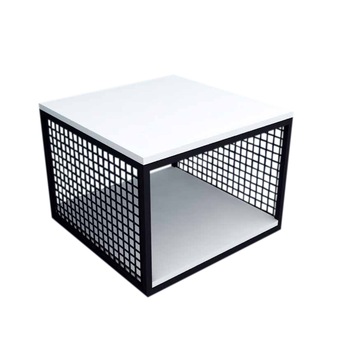 Masuta de cafea Heinner, Kute, 60X60x45 cm, Alb Masuta de cafea Heinner, Kute, 60X60x45 cm, Alb