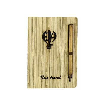 Agenda Lemn Fun Life, Model 4, 19 x 13 cm Agenda Lemn Fun Life, Model 4, 19 x 13 cm