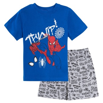 Pijama Spider, Spiderma, Albastru/Gri, 128 CM Pijama Spider, Spiderma, Albastru/Gri, 128 CM