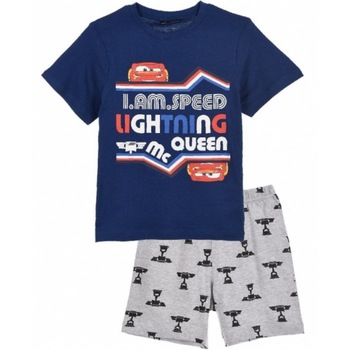 Pijama copii Disney Cars, Albastru/Gri Pijama copii Disney Cars, Albastru/Gri
