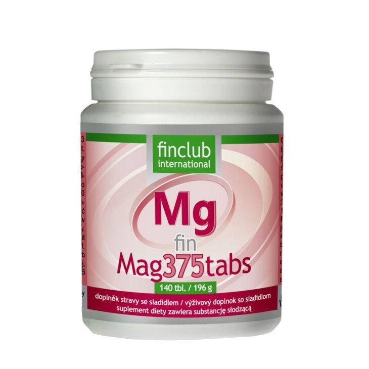 Supliment alimentar fin Mag375tabs Fin Club (140 tbl)