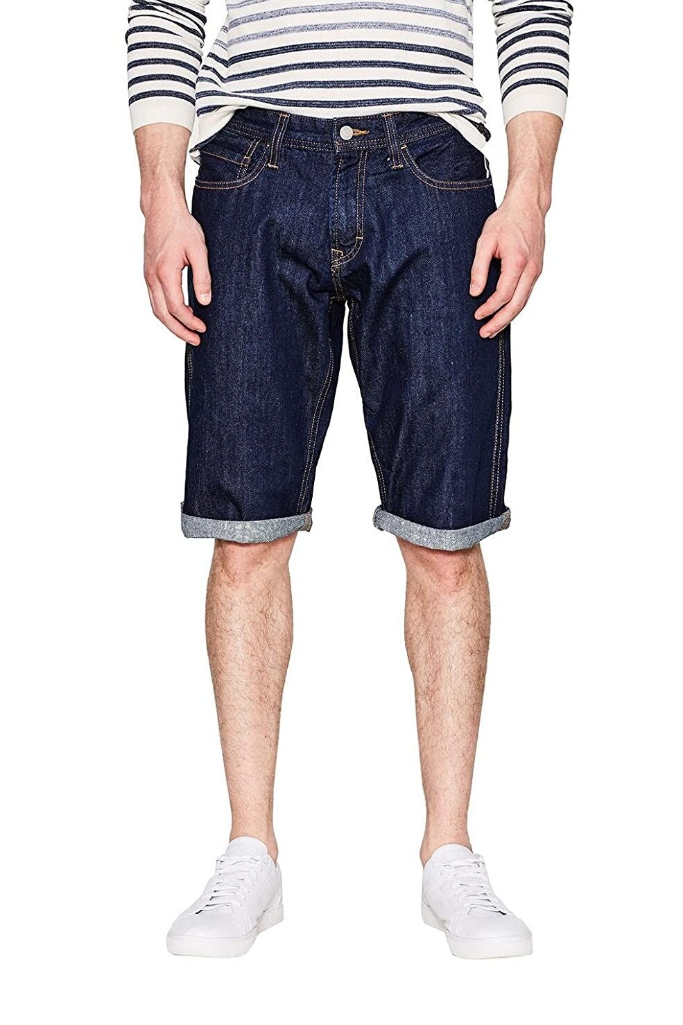 Pantaloni, EDC, 047CC2C001, Albastru inchis, 29