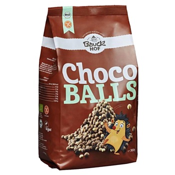 Choco balls fara gluten Bauckhof Bio, 300g Choco balls fara gluten Bauckhof Bio, 300g