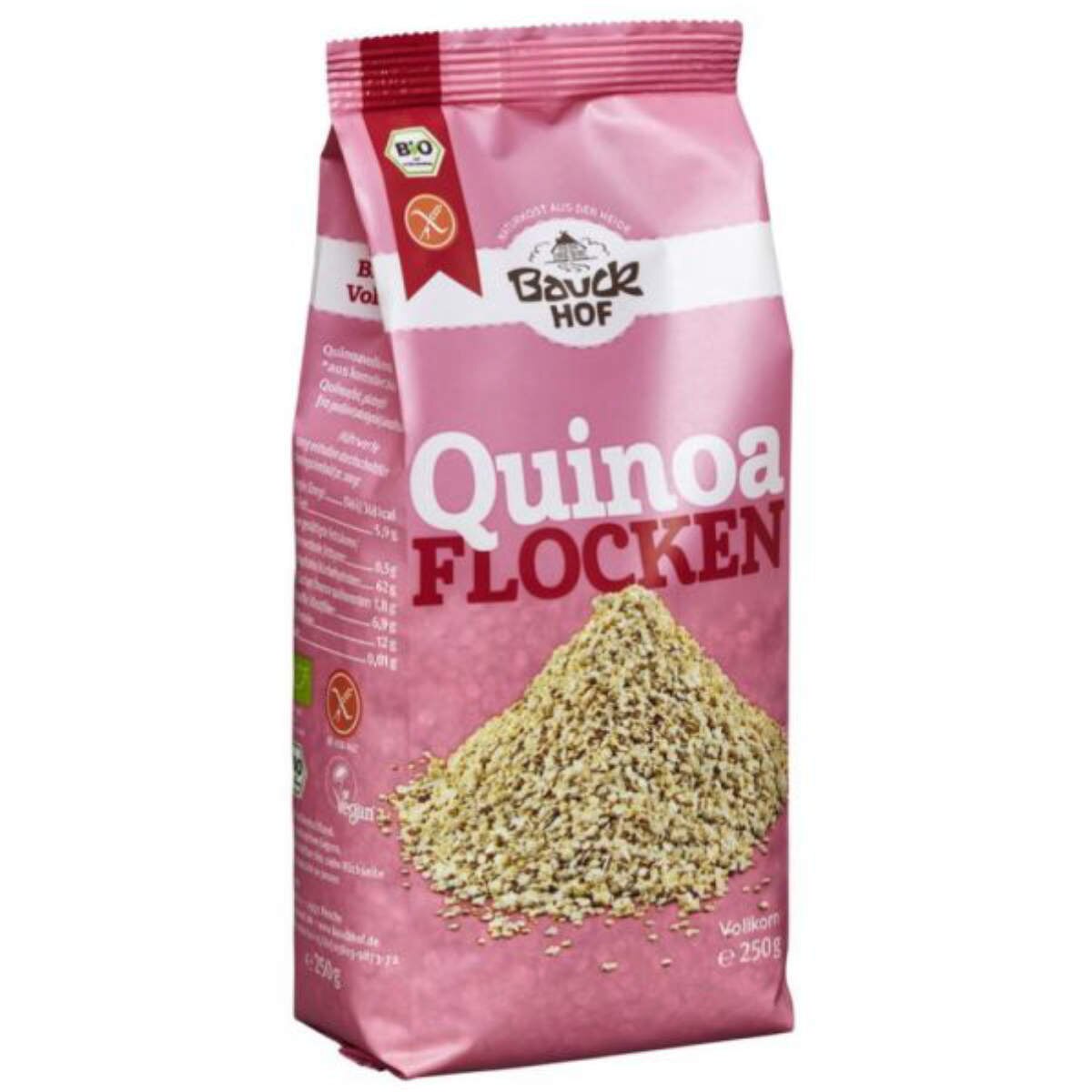 Fulgi quinoa fara gluten Bauckhof Bio 250g