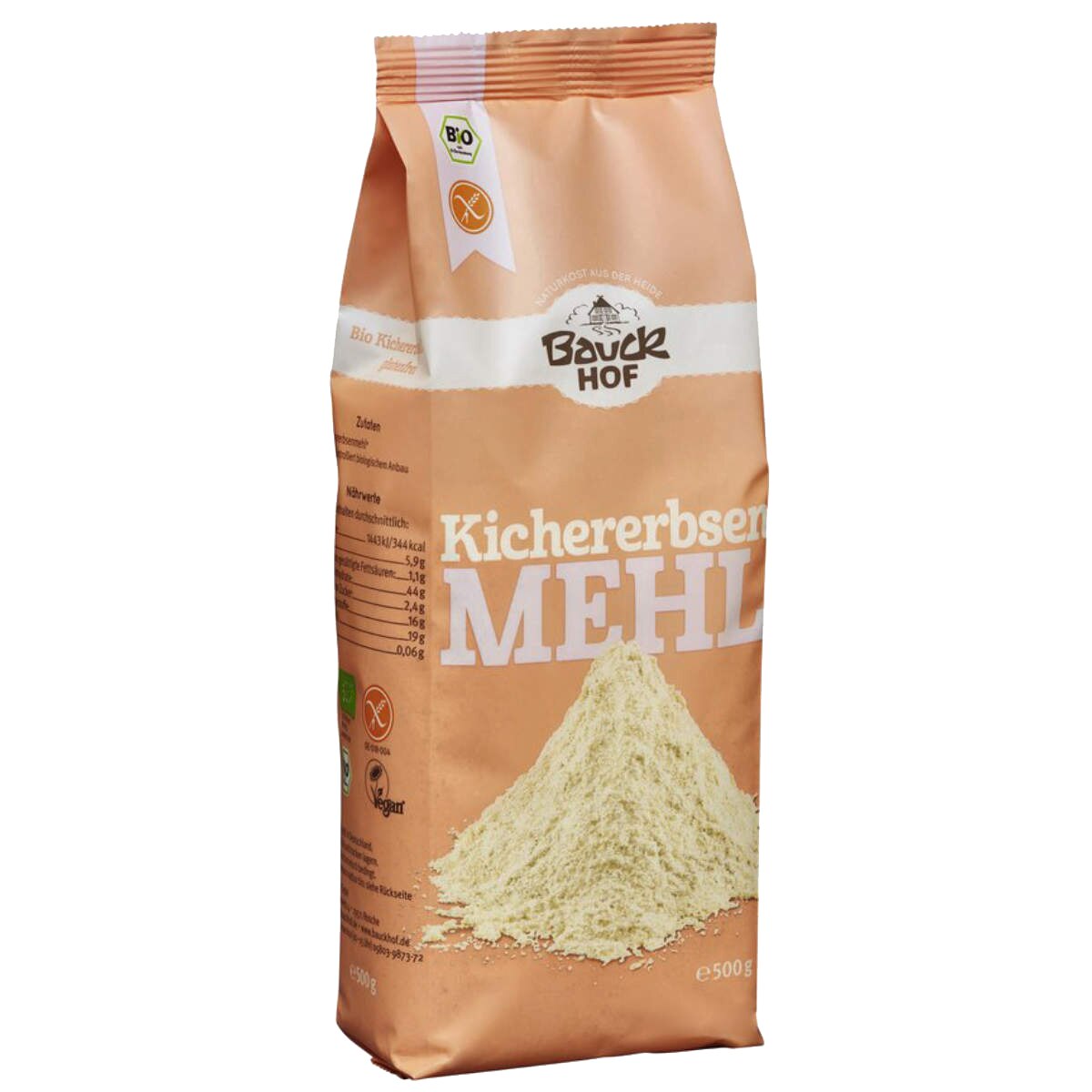 Faina de naut fara gluten Bauckhof, 500g