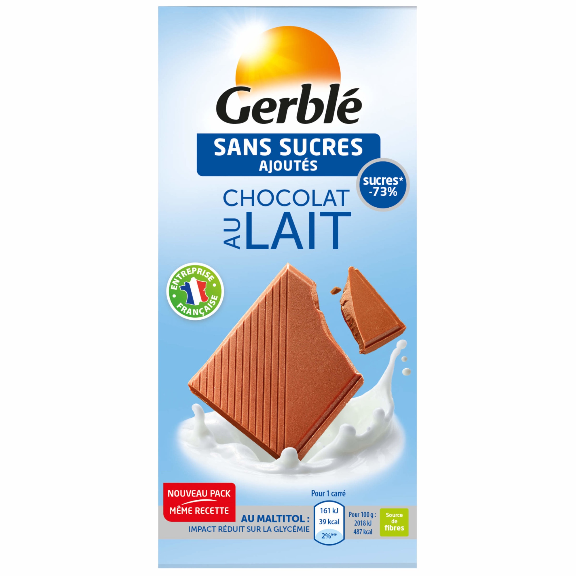 Ciocolata cu lapte Glucoregul, 80g