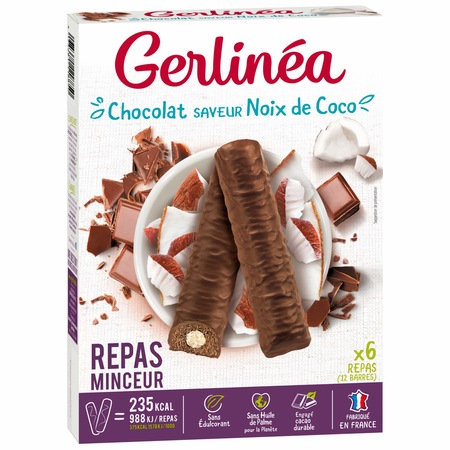 GERLINEA - Milk-shake protéiné - Fit & Protein - Cookie caramel