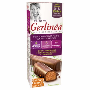 Batoane mini cu caramel Gerlinea, 62g Batoane mini cu caramel Gerlinea, 62g