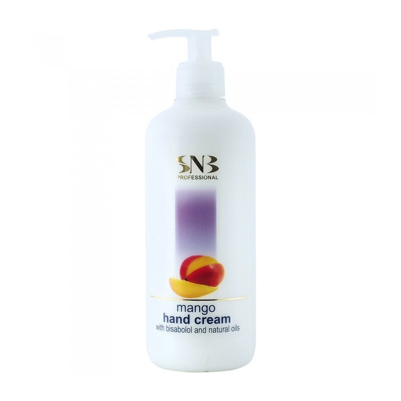 Crema cu Bisabolol si uleiuri naturale cu aroma de Mango pentru maini SNB 500ml