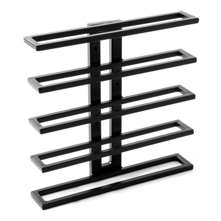 Suport Profesional Sticle de Vin, BalustradeTM, Negru, Vopsit In Camp Electrostatic, 450mmx100mmx430mm