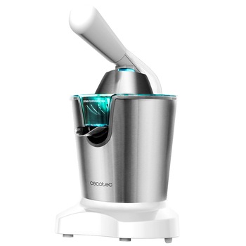 Storcator de citrice Cecotec Zitrus PowerAdjust 600, 600w, Anti picurare, 2 conuri, filtru reglabil, Alb/Argintiu Storcator de citrice Cecotec Zitrus PowerAdjust 600, 600w, Anti picurare, 2 conuri, filtru reglabil, Alb/Argintiu