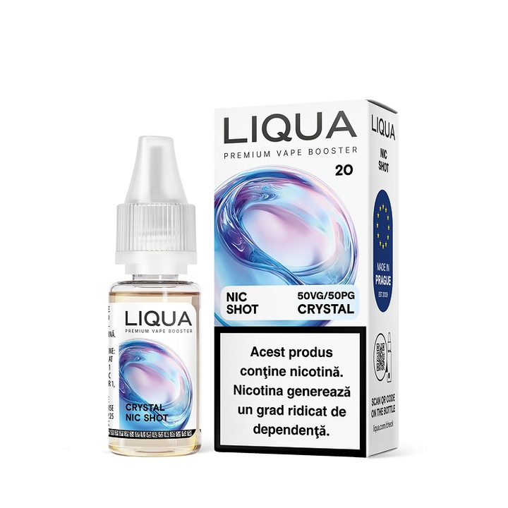 Lichid Tigara Electronica Shot Nicotina Liqua Crystal - 20 mg/ml
