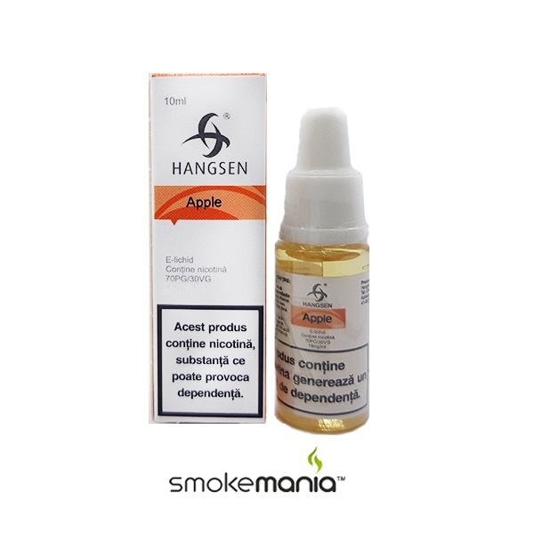 Lichid Tigara Electronica Apple / Hangsen - 10ml ,18mg/Nicotina