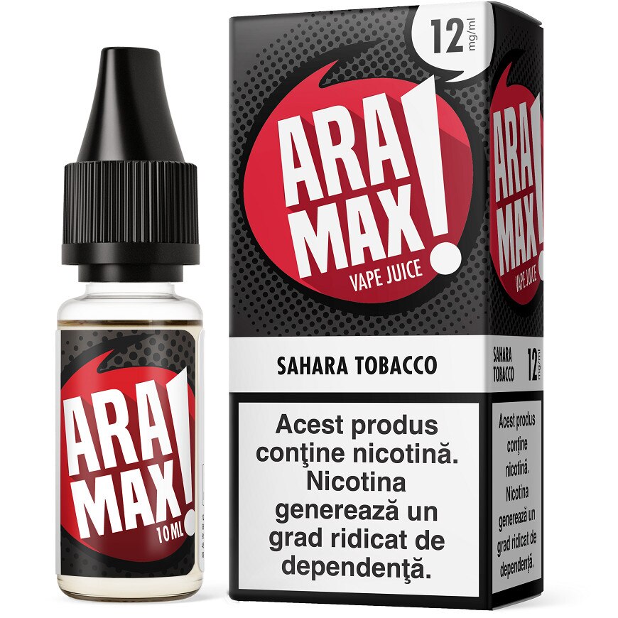 Lichid Tigara Electronica Sahara Tobacco / Aramax - 10ml ,12mg/Nicotina
