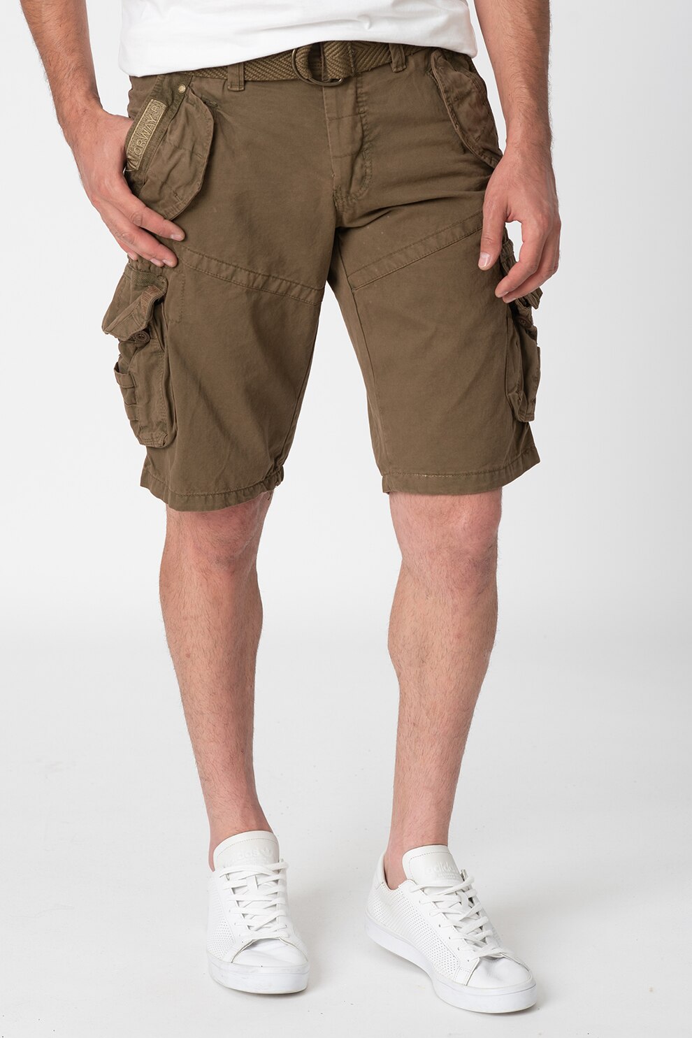 Geographical Norway, Pantaloni scurti cargo Pouvoir, Maro, S
