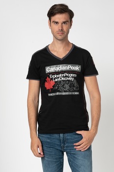 canadian peak tricou cu decolteu in v si imprimeu frontal janeiro negrugri carbunealb imagen 59_0_
0