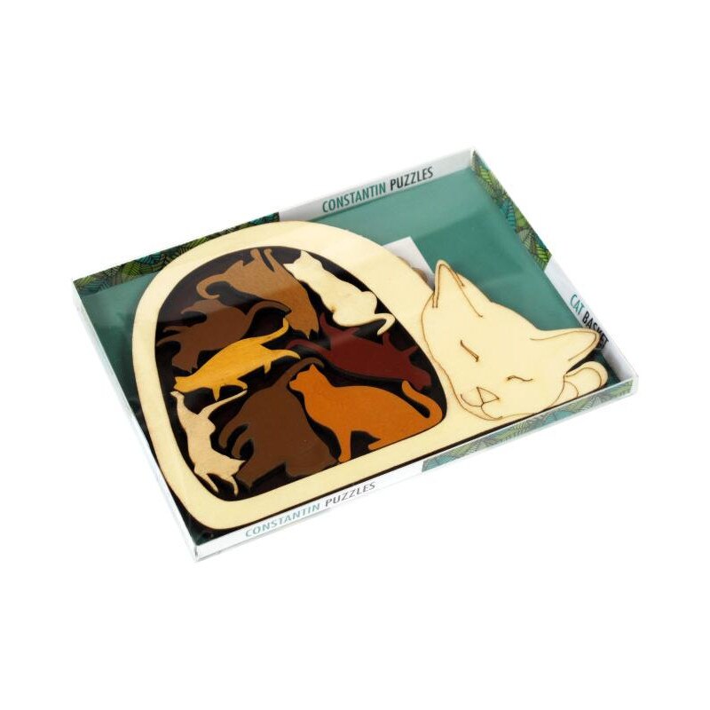 Joc de inteligenta, Recent Toys, Constantin Animal Puzzle Cat Basket