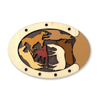 Joc de inteligenta, Recent Toys, Constantin Animal Puzzle Wild Horses Joc de inteligenta, Recent Toys, Constantin Animal Puzzle Wild Horses