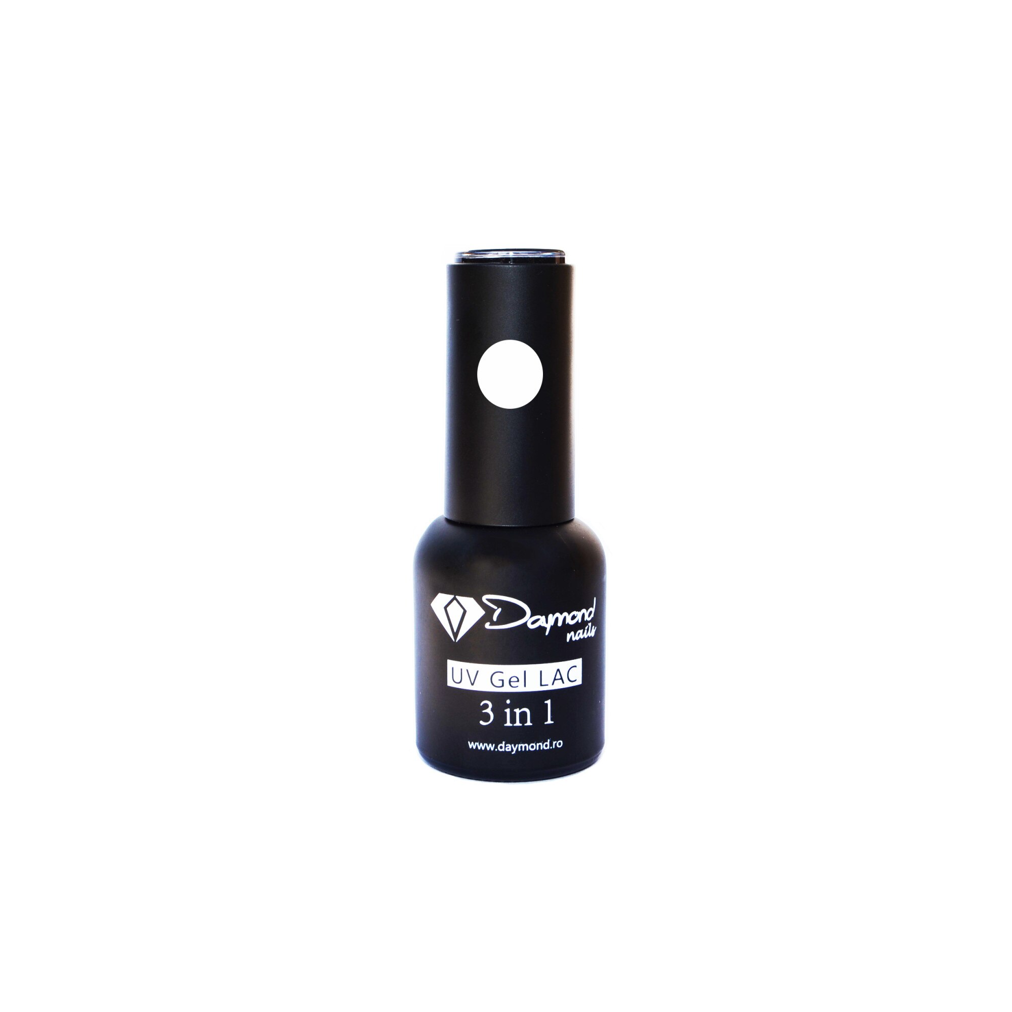 Oja Semipermanenta, 3in1, Daymond Nails, 01 Alb, 10 ml