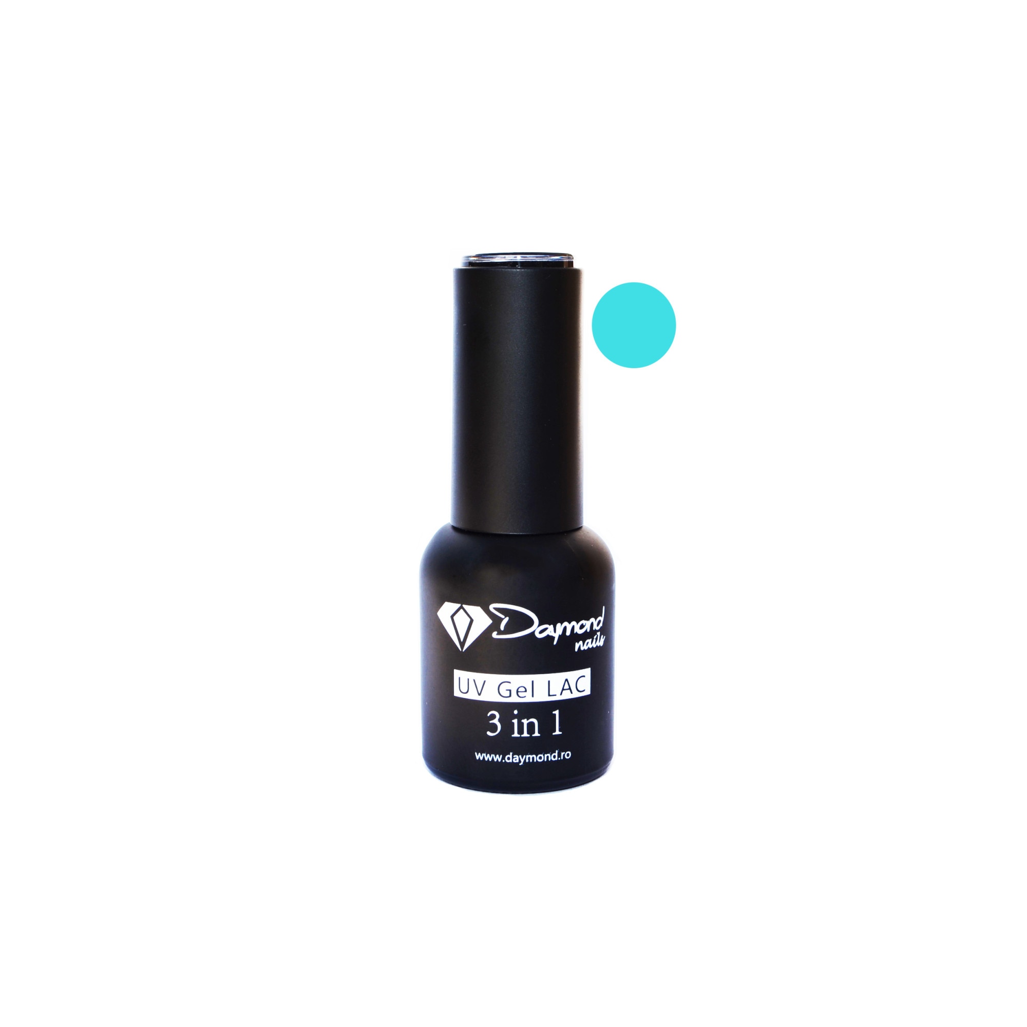 Oja Semipermanenta 3in1 Daymond Nails 61 Verde turcoaz 10 ml
