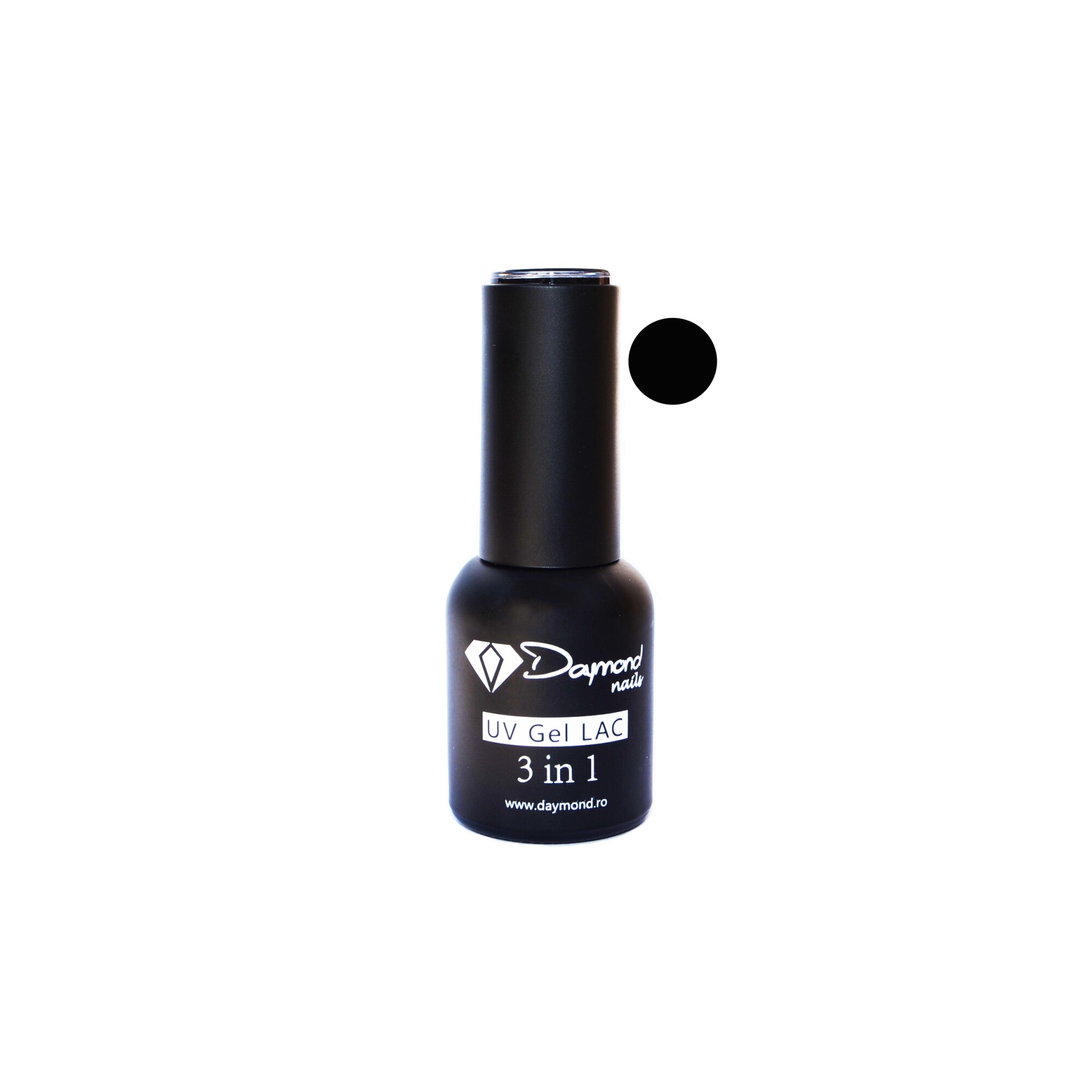 Oja semipermanenta, Daymond Nails, 73 Negru, 10 ml
