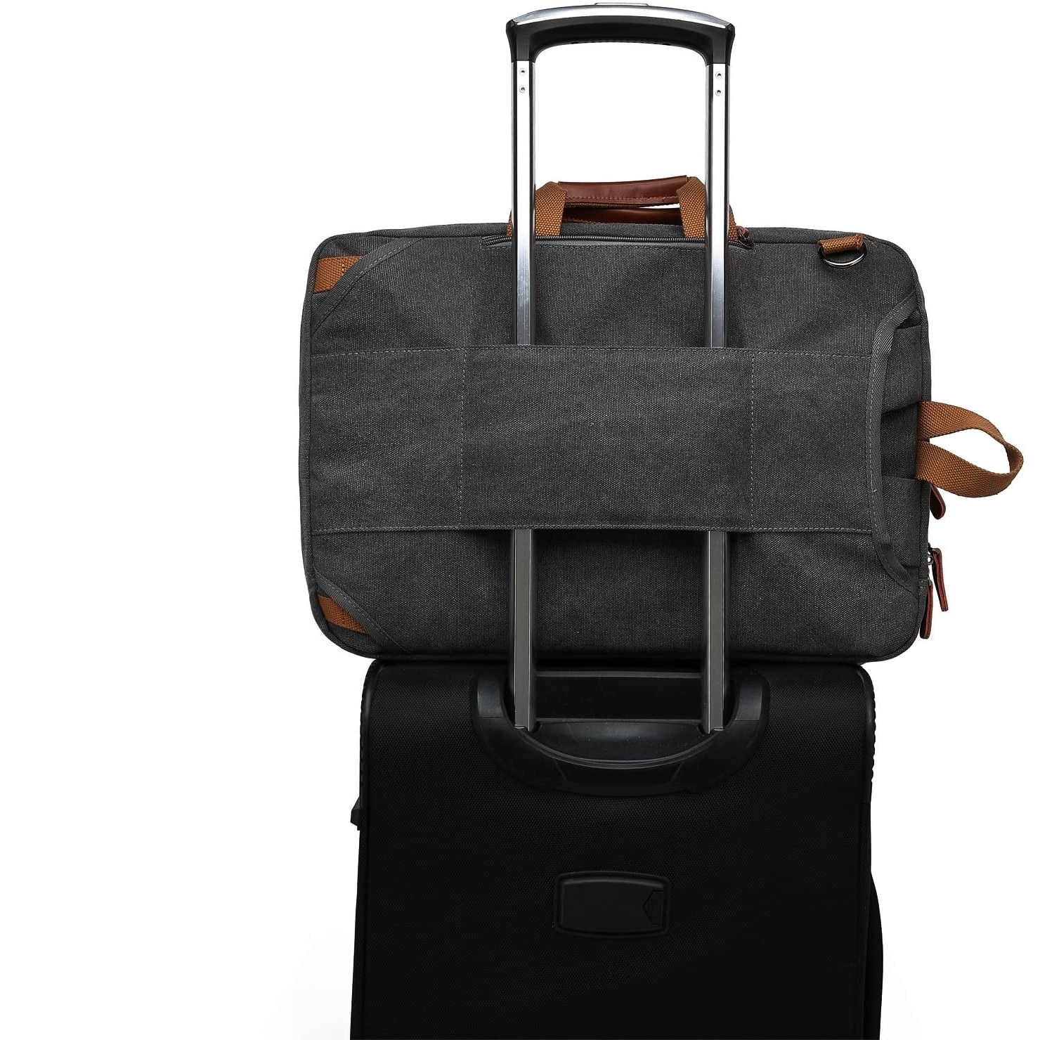 Geanta laptop CoolBELL, 17.3", Panza, Atasabil la bagaj, Negru