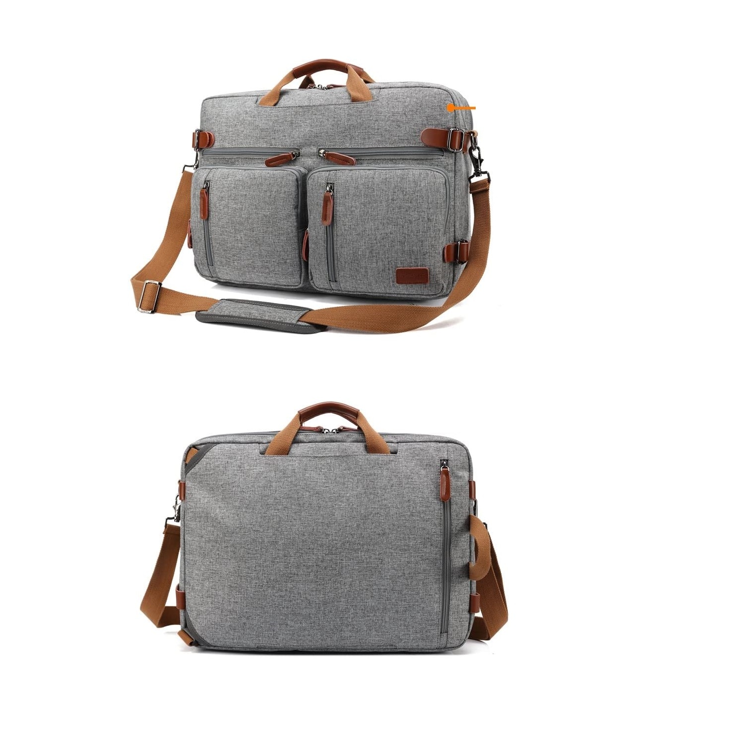 Geanta laptop CoolBELL, 17.3", Atasabil la bagaje, Gri