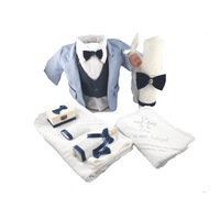 set botez tintin shop 14 piese sacou bleu pantalon sapca camasa cu vesta lumanare trusou biserica 6 -9 luni imagen 41_0_
0
