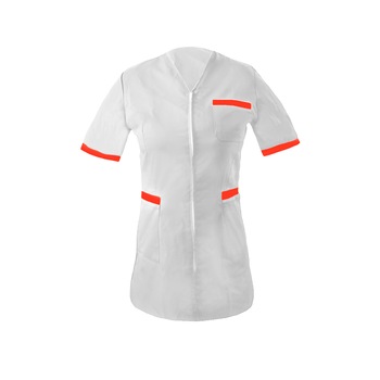 Halat medical de dama Doctor Wellness Alb-Rosu 50 (L) Halat medical de dama Doctor Wellness Alb-Rosu 50 (L)