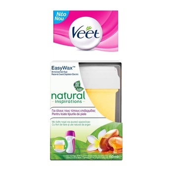 Rezerva de ceara pentru depilatorul electric Veet EasyWax cu flori de tiare si ulei de argan Rezerva de ceara pentru depilatorul electric Veet EasyWax cu flori de tiare si ulei de argan