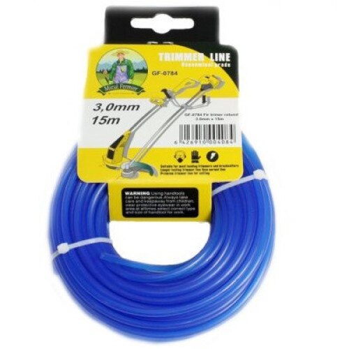 Fir Motocoasa Trimmer Rotund 3.0mm x 15m,Albastru