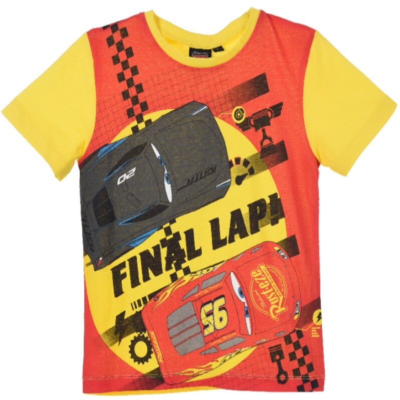 Tricou copii, Disney Cars, Galben