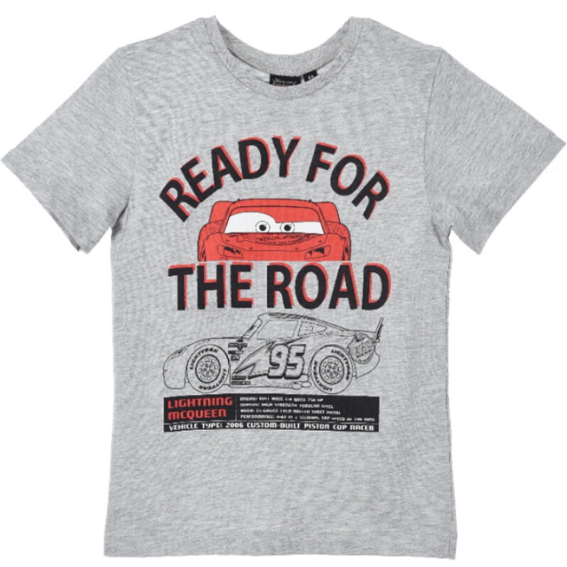Tricou copii, Disney Cars, Gri