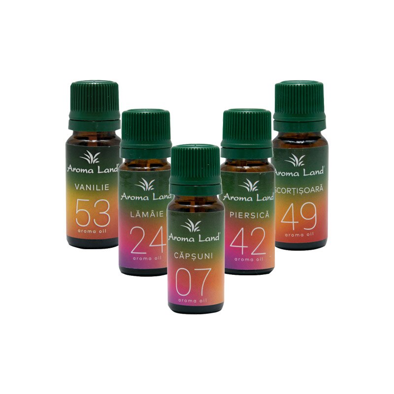 Set 5 uleiuri parfumate Desert Delight, Aroma Land, 10 ml
