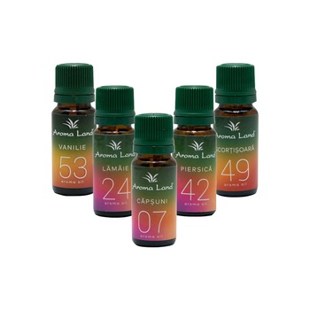 Set 5 uleiuri parfumate Desert Delight, Aroma Land, 10 ml Set 5 uleiuri parfumate Desert Delight, Aroma Land, 10 ml