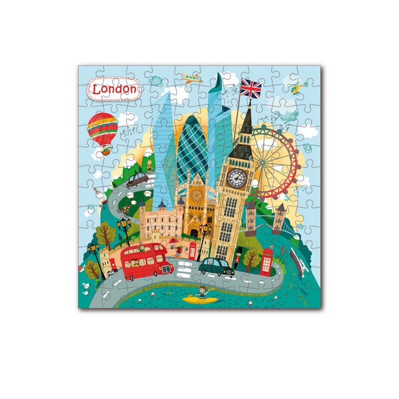 Puzzle Londra, 120 piese, 6 ani+