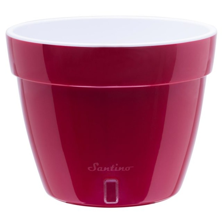 Ghiveci inteligent cu sistem de autoudare Asti, cu volumul de 15.0 L Rosu/Alb