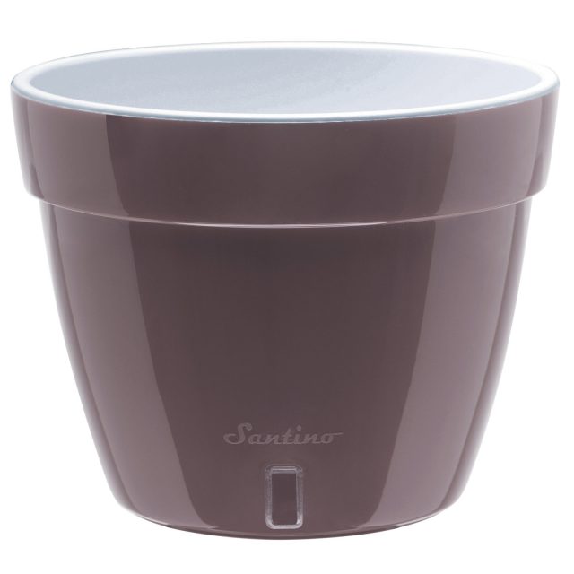 Ghiveci inteligent cu sistem de autoudare Asti, cu volumul de 15.0 L Shade/Alb