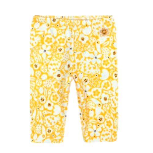 Colanti albi cu galben, Boboli, alb/galben