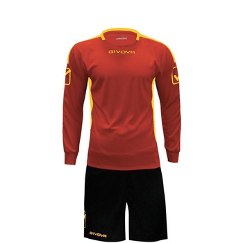 Kit portar Givova Hyguana, Rosu/Negru Kit portar Givova Hyguana, Rosu/Negru