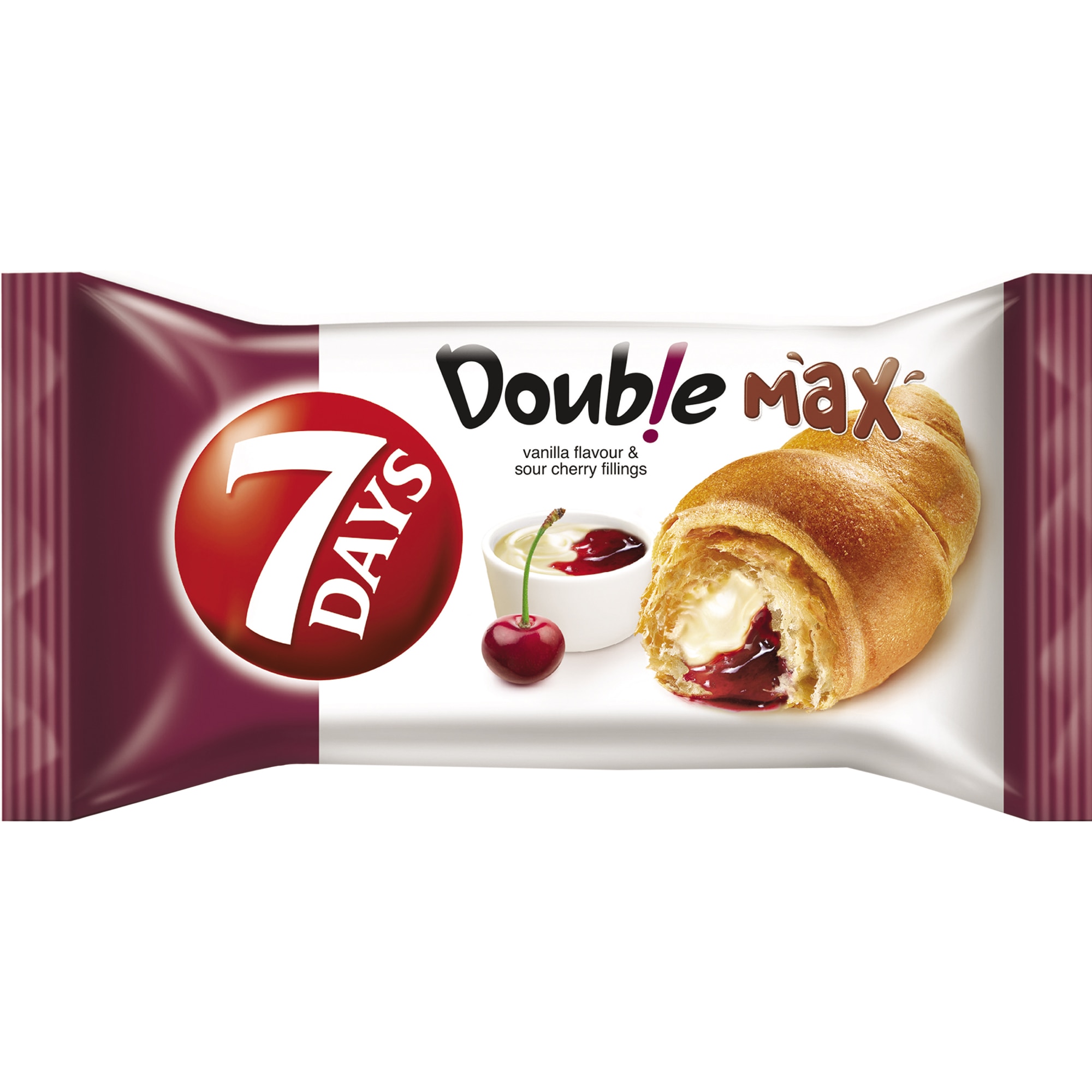 Croissant vanilie si cirese 7 Day's Double, 80g