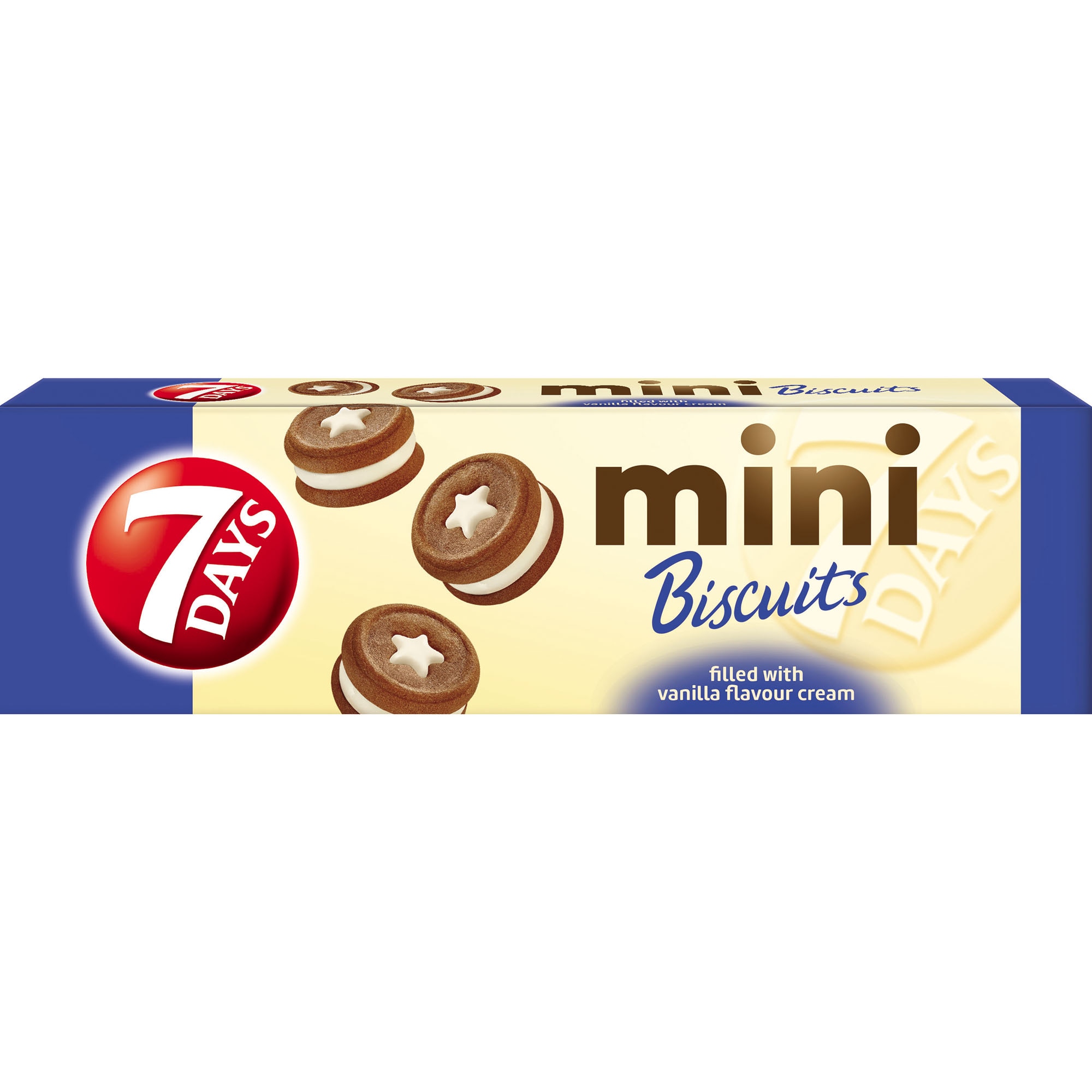 Mini biscuiti cu vanilie 7 Day's, 100g