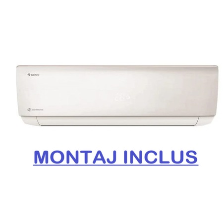 Aparat De Aer Conditionat Gree Bora Silver Gwh09aab K6dna4a Inverter 9000 Btu Montaj Inclus Clasa A Filtru Catechin 5 Moduri De Operare Auto Racire Incalzire Dezumificare Ventilare Buton Turbo Auto Diagnoza Wi Fi Display Led